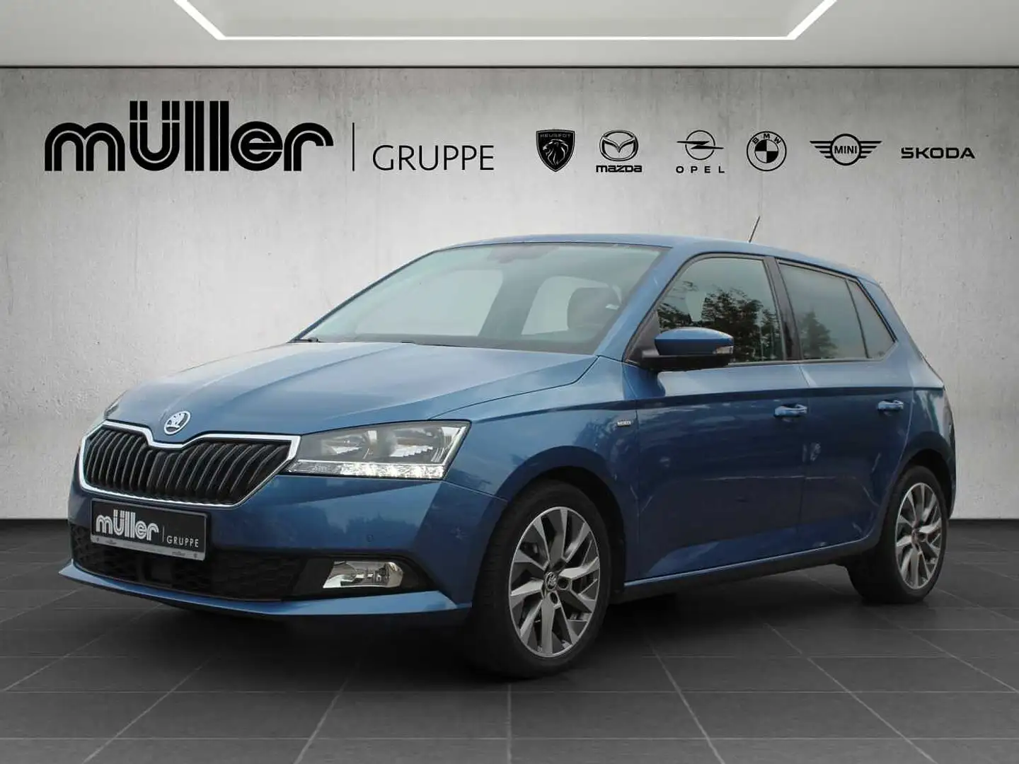 Skoda Fabia III 1.0 TSI Clever Bleu - 1