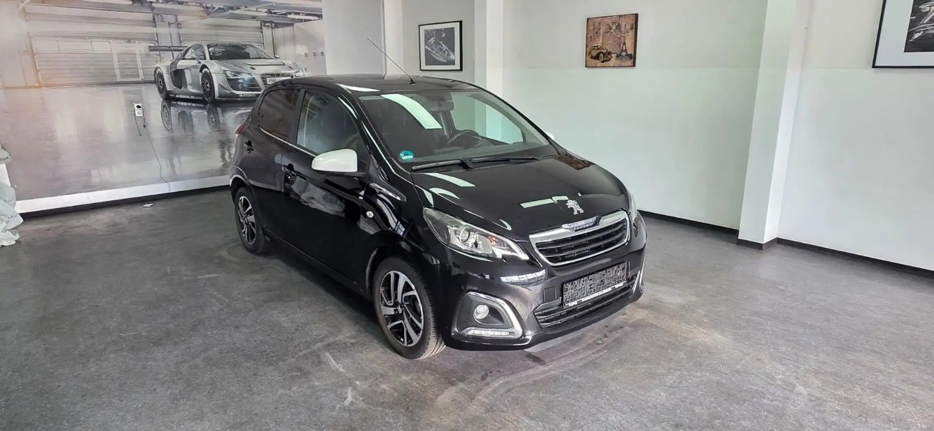Peugeot 108 1,2 Allure Klima WR+SR 57.000 km TÜV 12/2027 Zwart - 2