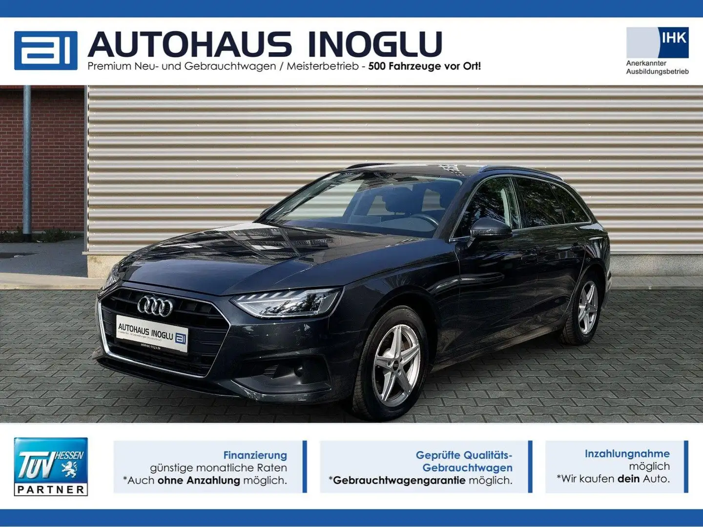 Audi A4 Av. 35 TFSI S tronic Navi+Leder+LED+SHZ+VC+DA Gri - 1