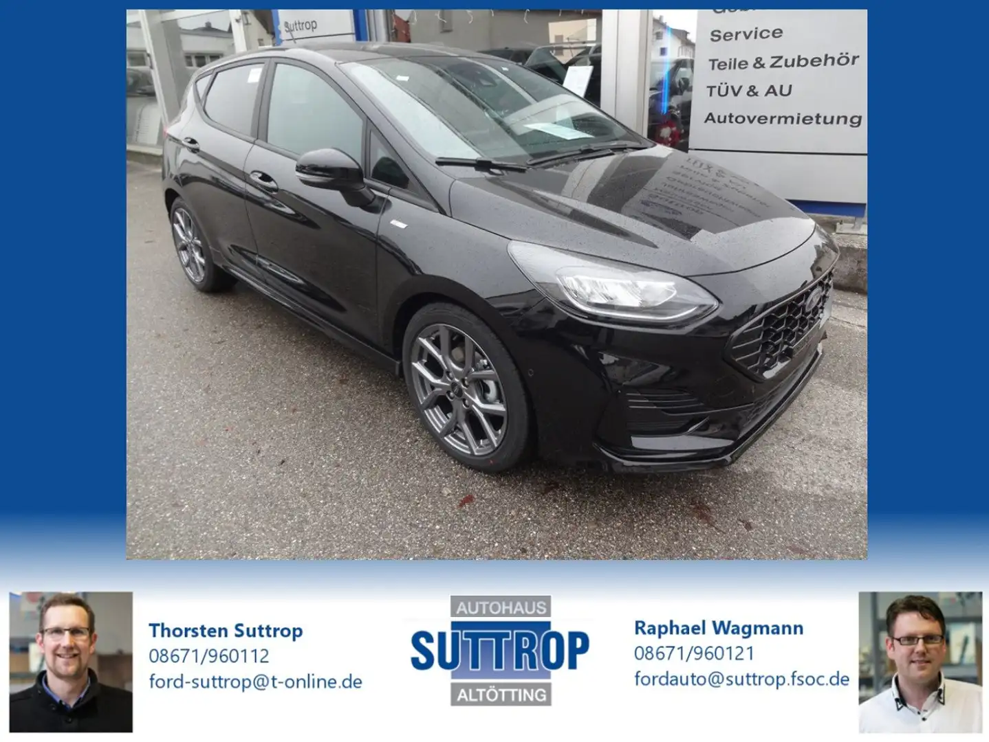 Ford Fiesta ST-Line M-HEV Negro - 1