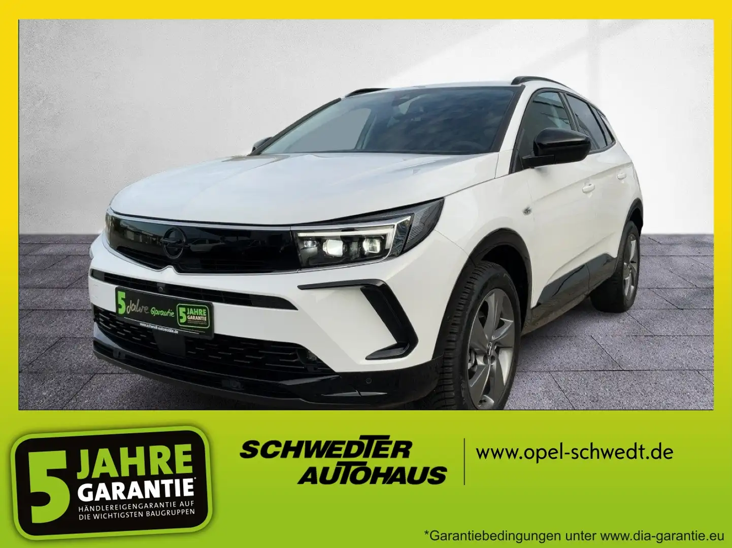 Opel Grandland 1.2 Turbo GS Line LED+Navi+SHZ+2xKlima Blanc - 1
