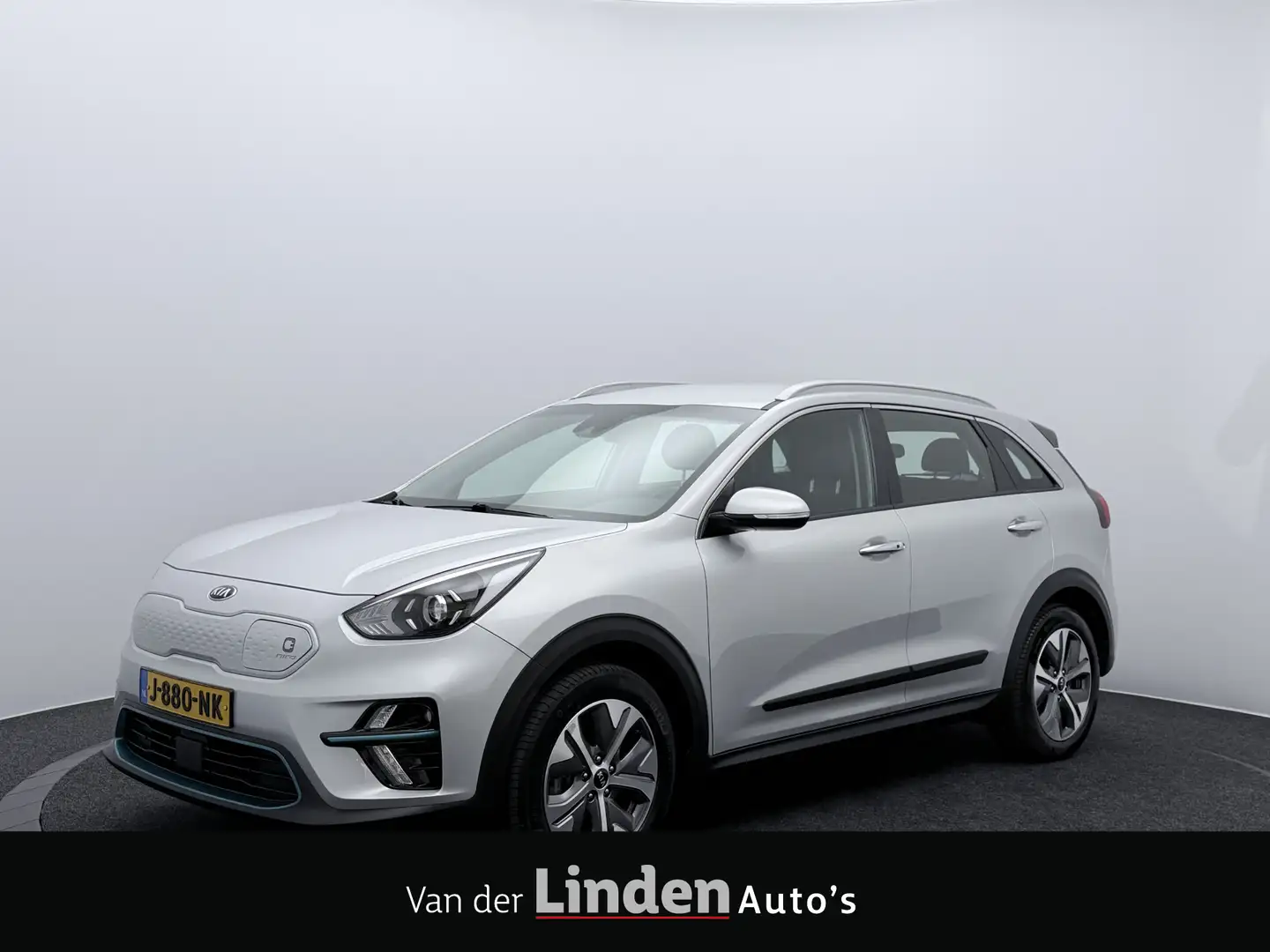 Kia e-Niro DynamicLine 64 kWh SOH 96,3% | Adaptive Cruise | S Grau - 1
