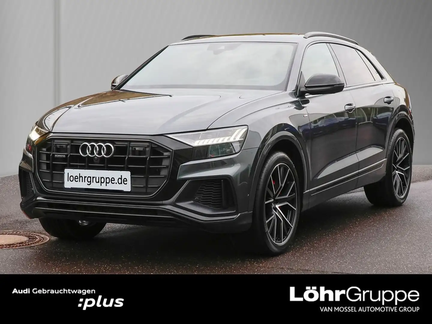 Audi Q8 50 TDI S line Matrix AHK Panorama ACC Kamera Gris - 1
