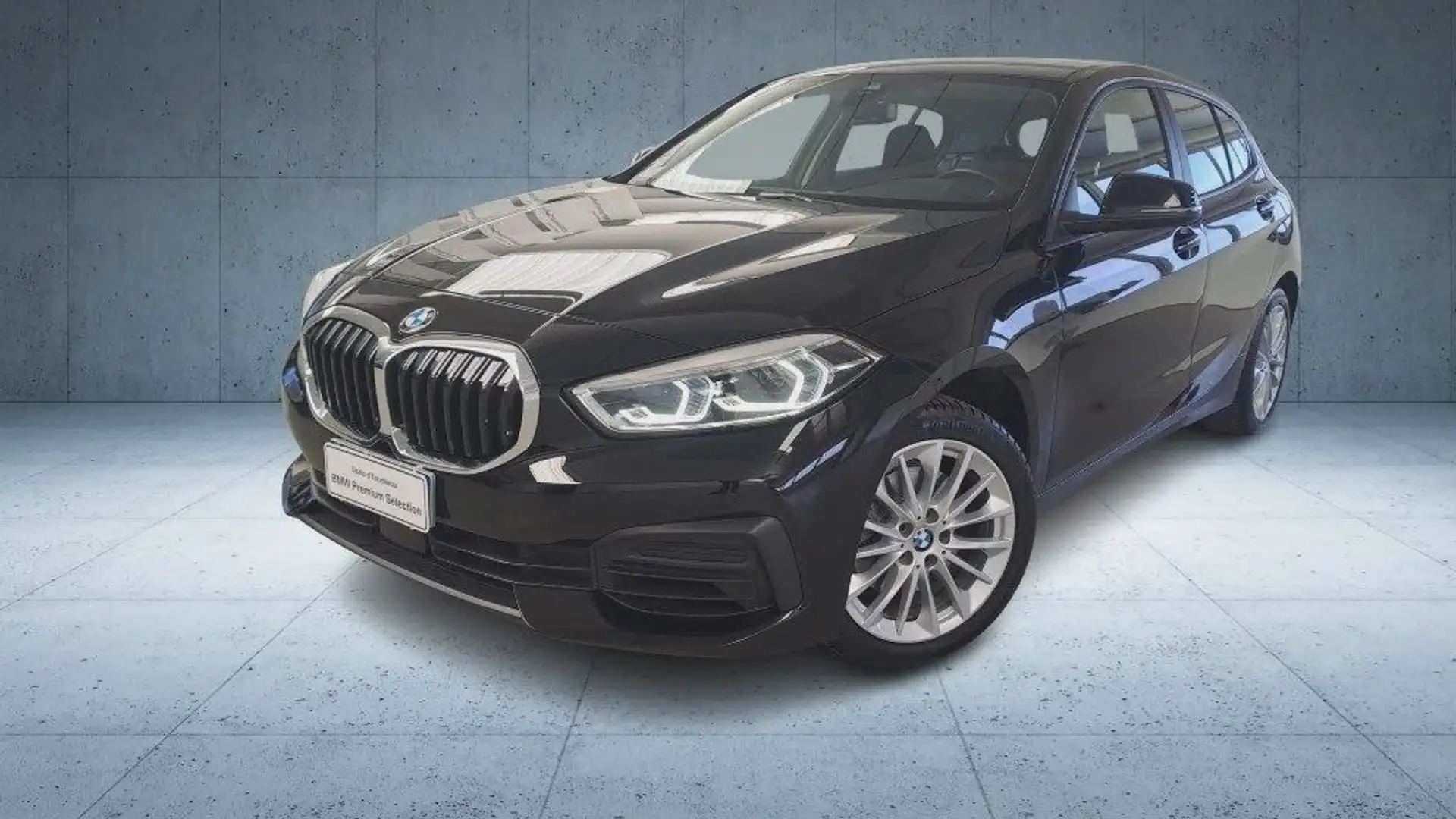 BMW 116 i 5p. Advantage Aut. Zwart - 1