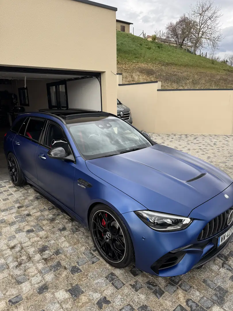 Mercedes-Benz C 63 AMG Classe Break S E Performance 680 Bleu - 1