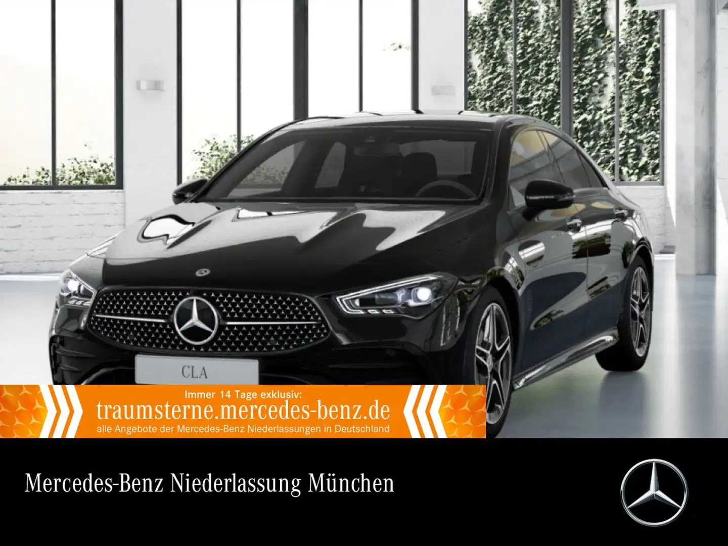 Mercedes-Benz CLA 200 AMG+NIGHT+MULTIBEAM+KAMERA+TOTW+KEYLESS+7G Schwarz - 1