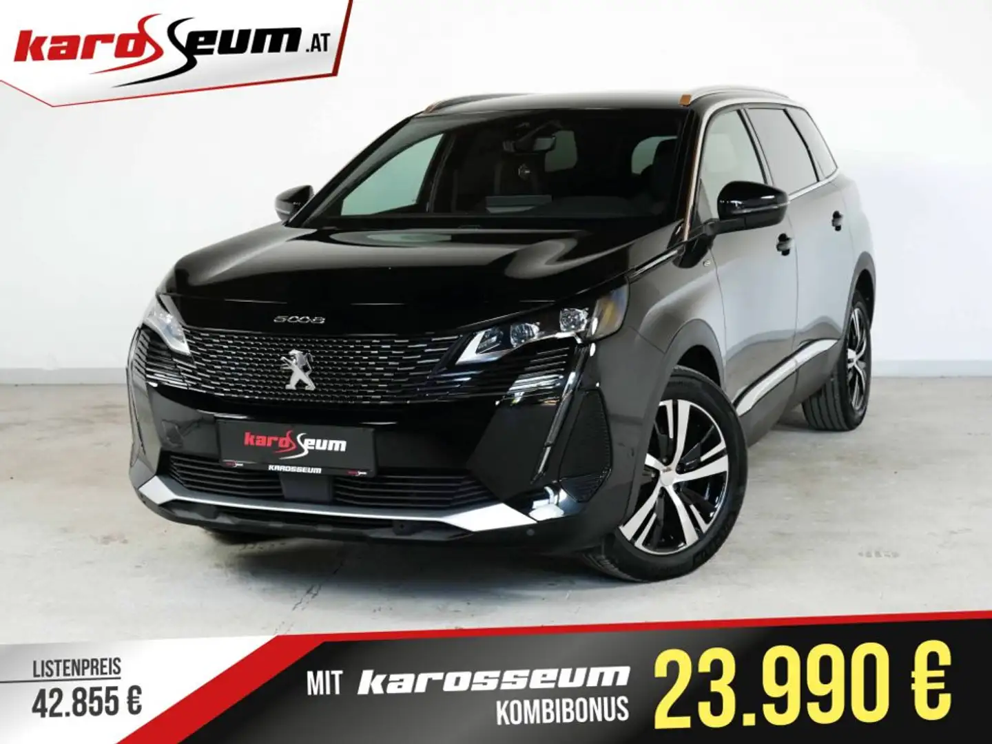 Peugeot 5008 GT Line Aut. | PREMIUM ZUSTAND | 7 Sitze Schwarz - 1