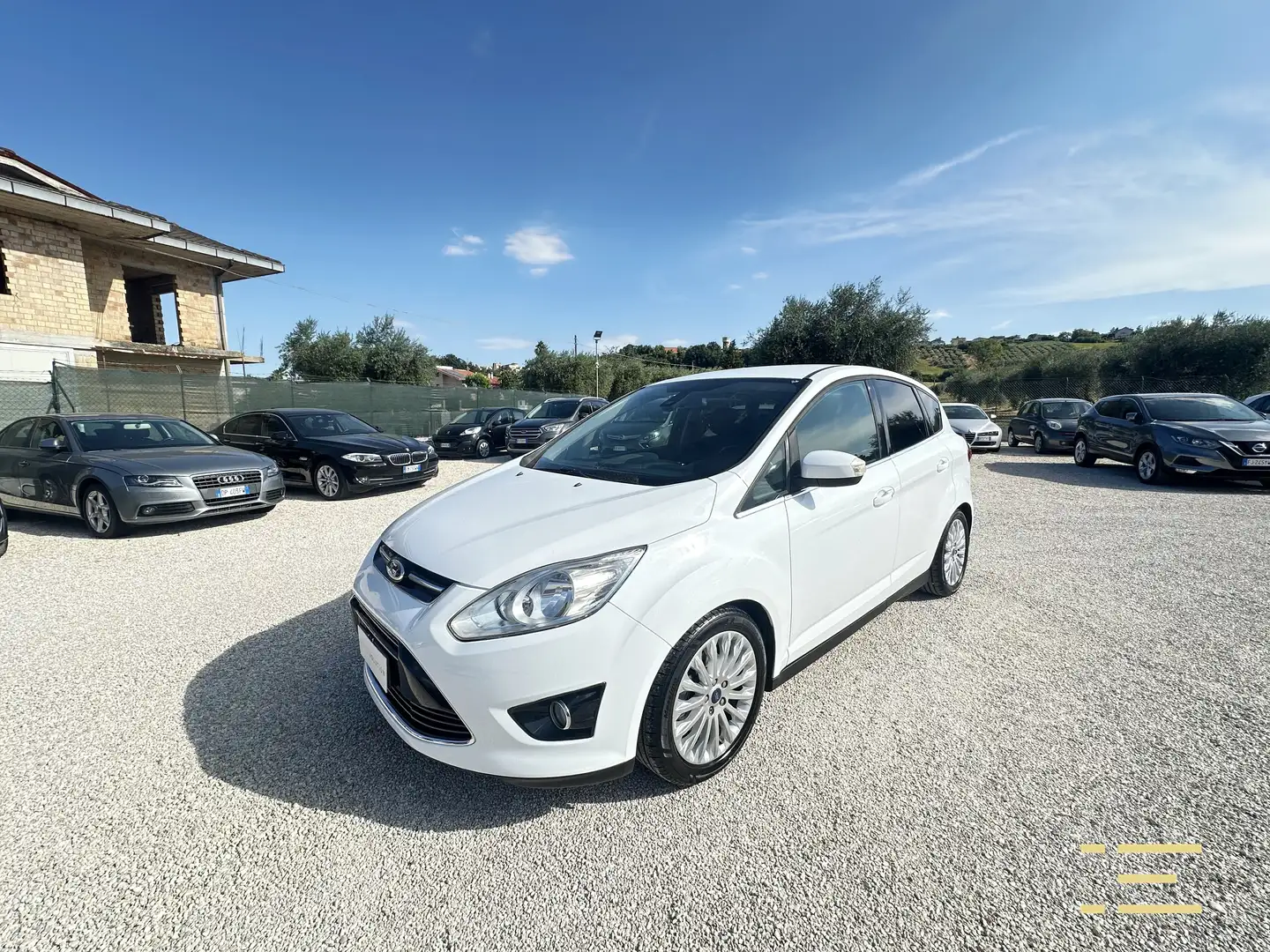 Ford C-Max 1.6 TDCi 115cv Titanium 118.273km uni proprietario Bianco - 1