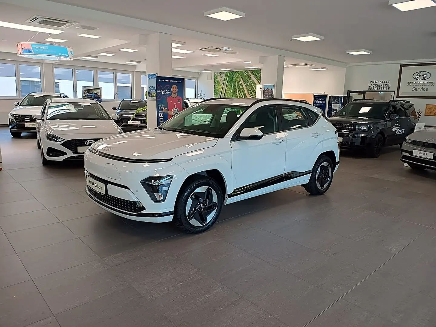 Hyundai KONA Kona Elektro 64,8kWh Smart Line *Wärmepumpe*LED... Weiß - 2