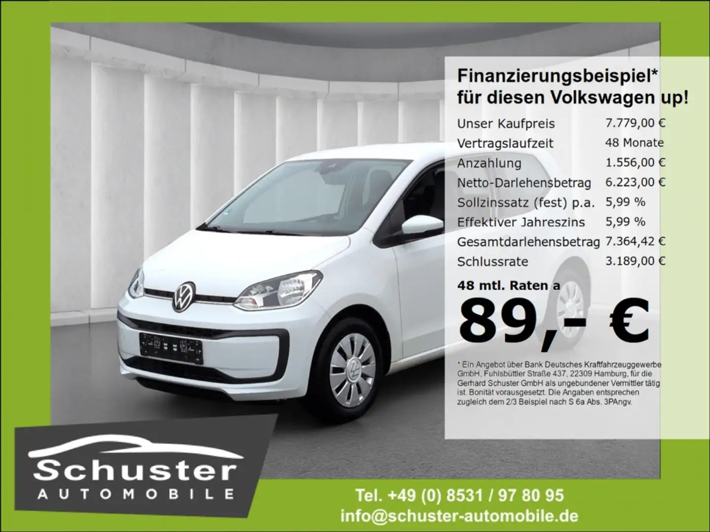 Volkswagen up! move*Tempo R-Kam Maps+More-Dock Spurass DAB Weiß - 1