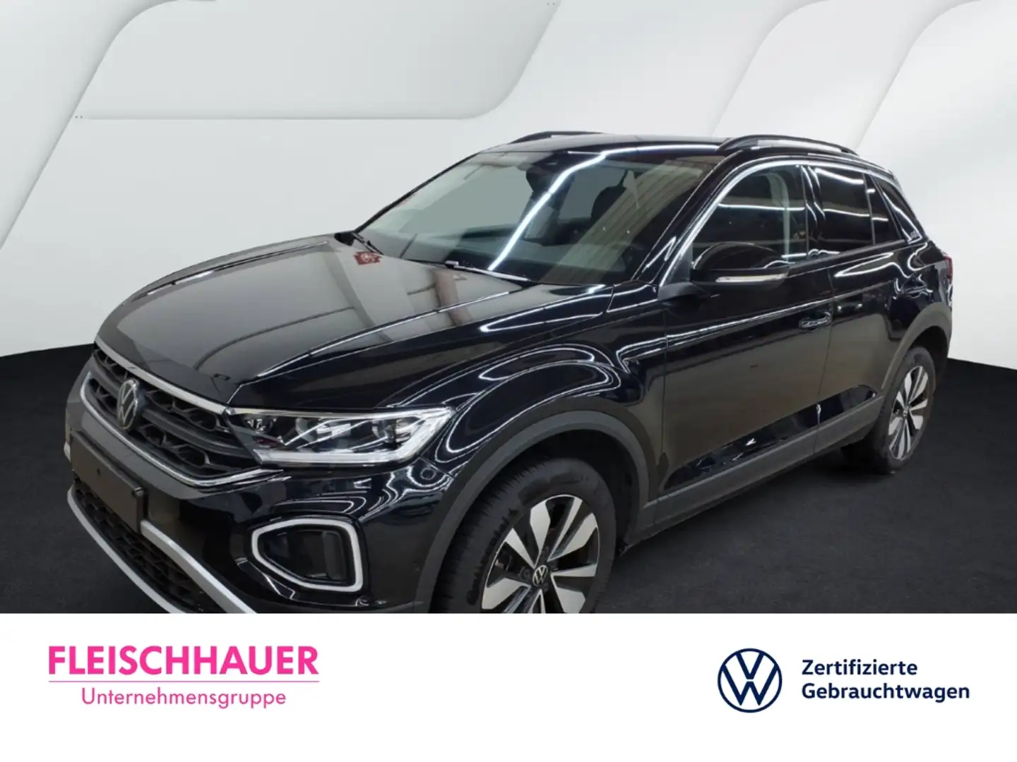 Volkswagen T-Roc Goal 2.0 TDI AHK Navi Digitales Cockpit LED ACC Ap Schwarz - 1