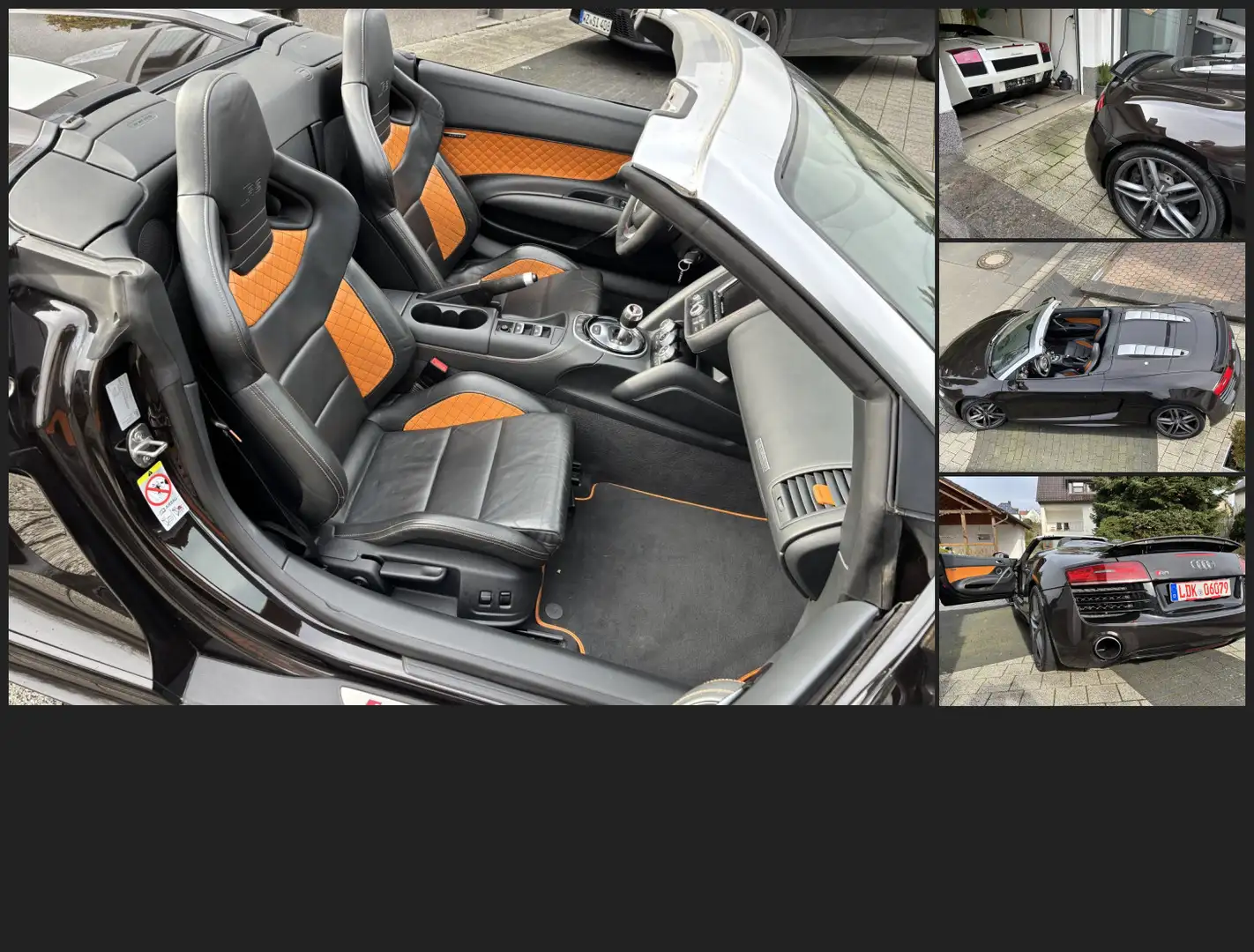 Audi R8 V10 5.2 Spyder Audi Exclusiv Schalensitze Magnetic Hnědá - 1