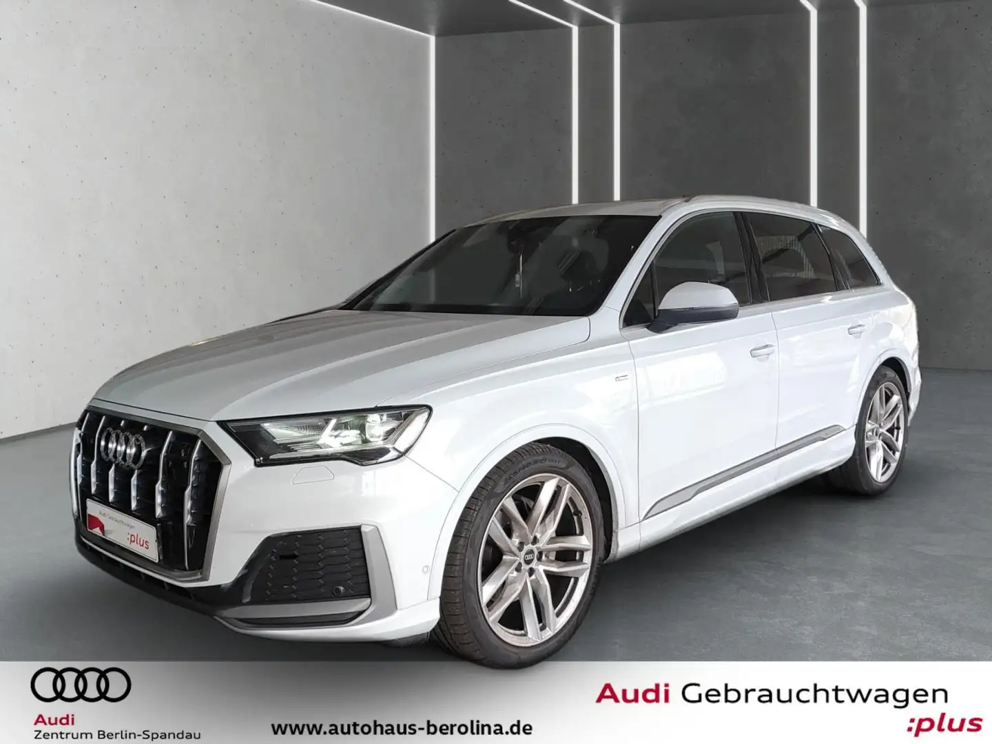 Audi Q7 50 TDI qu. S line tiptronic *PANO*AHK*B&O* Weiß - 2