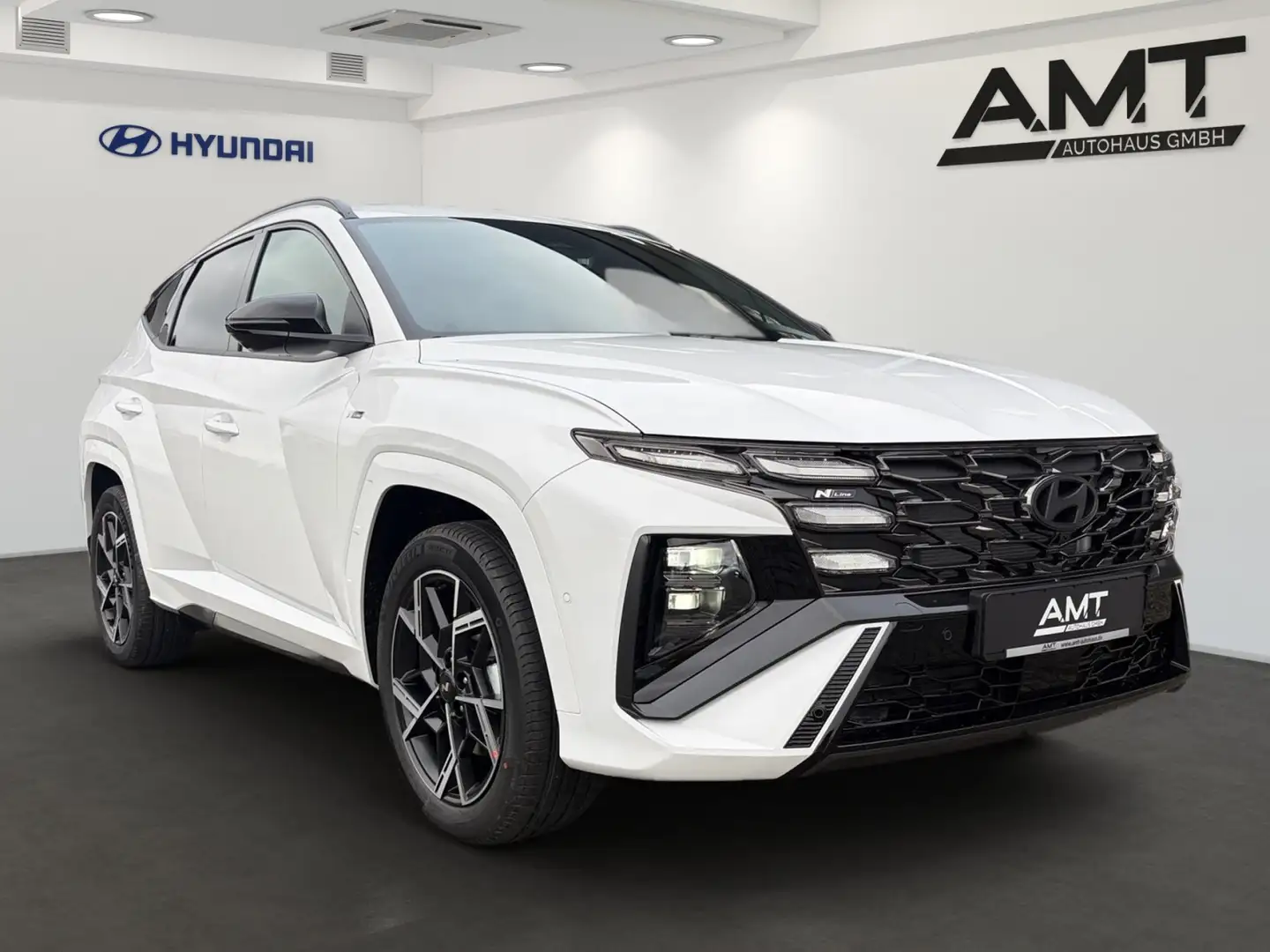 Hyundai TUCSON Tucson N Line X 4WD SHK/HUD/AHK-Abnehmbar Navi/LED Blanc - 2