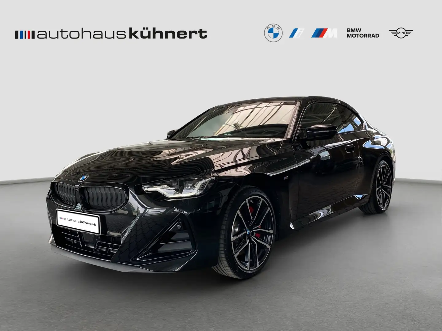 BMW 240 Mi xDrive Coupe Shadow ACC HiFi H-K HUD Schwarz - 1