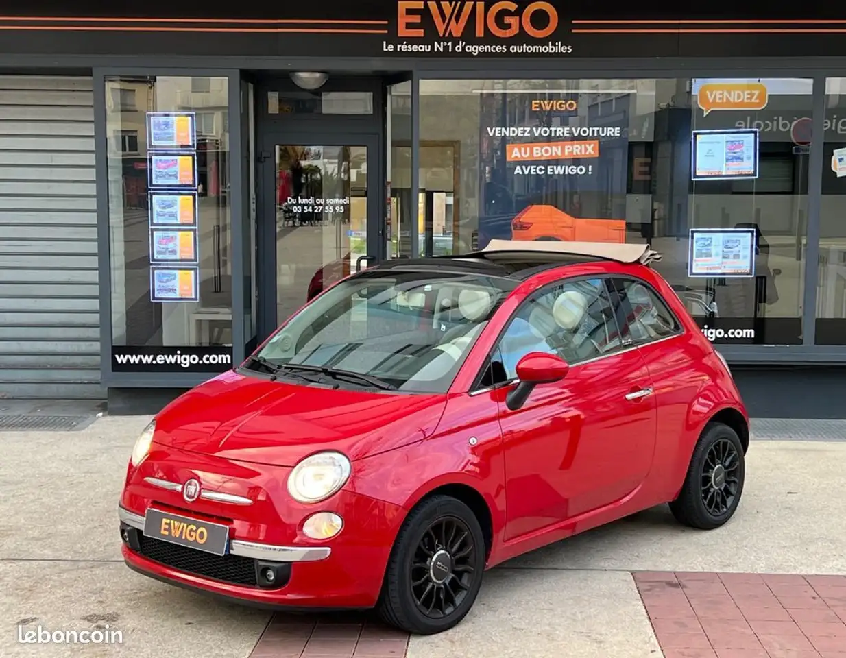 Fiat 500 cabriolet 1.2 69ch lounge