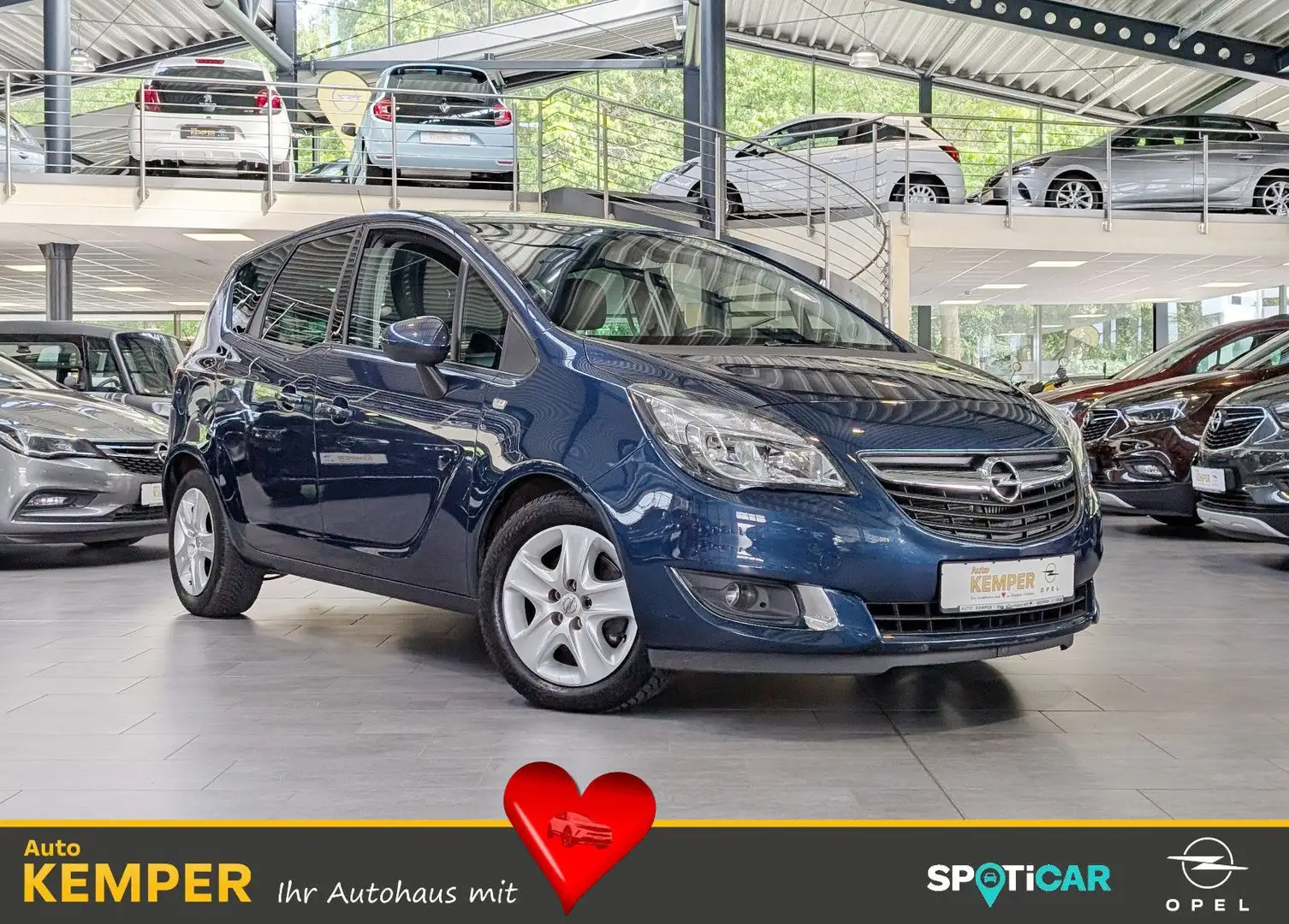 Opel Meriva 1.4 Edition *PDC*SHZ*AHK*Tempomat* Blau - 1