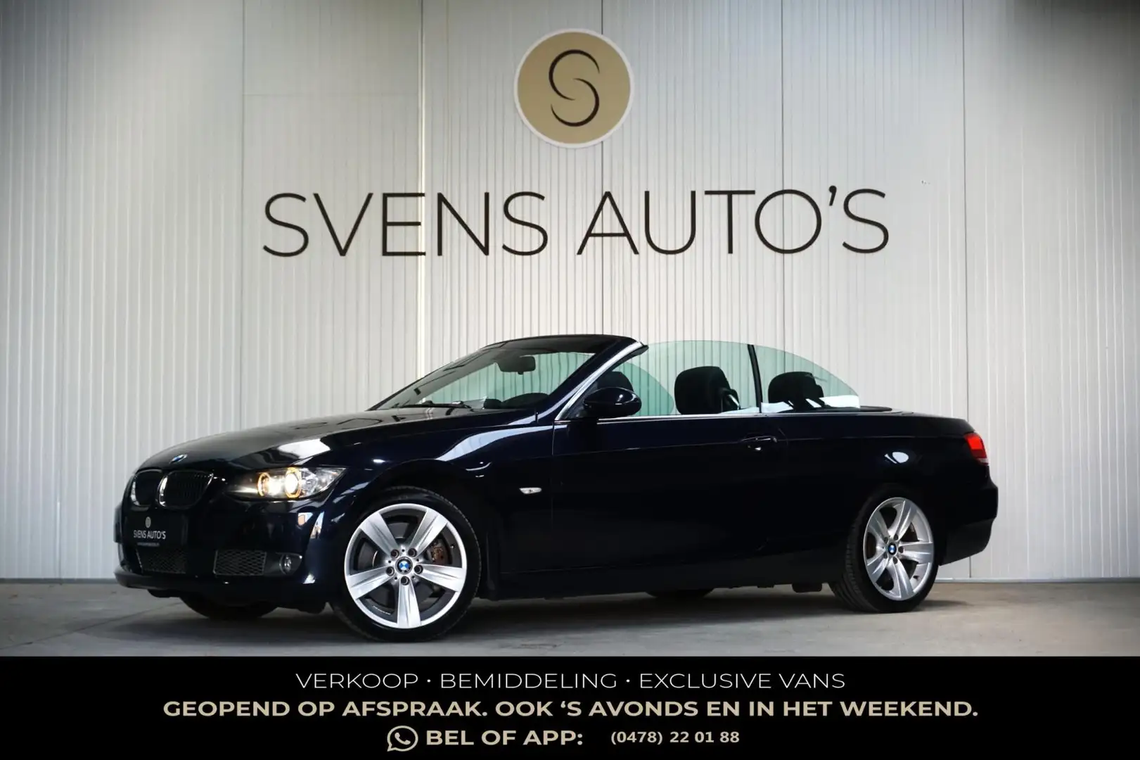 BMW 335 3-serie Cabrio 335i High Executive 1e Eigenaar|Com Blauw - 1
