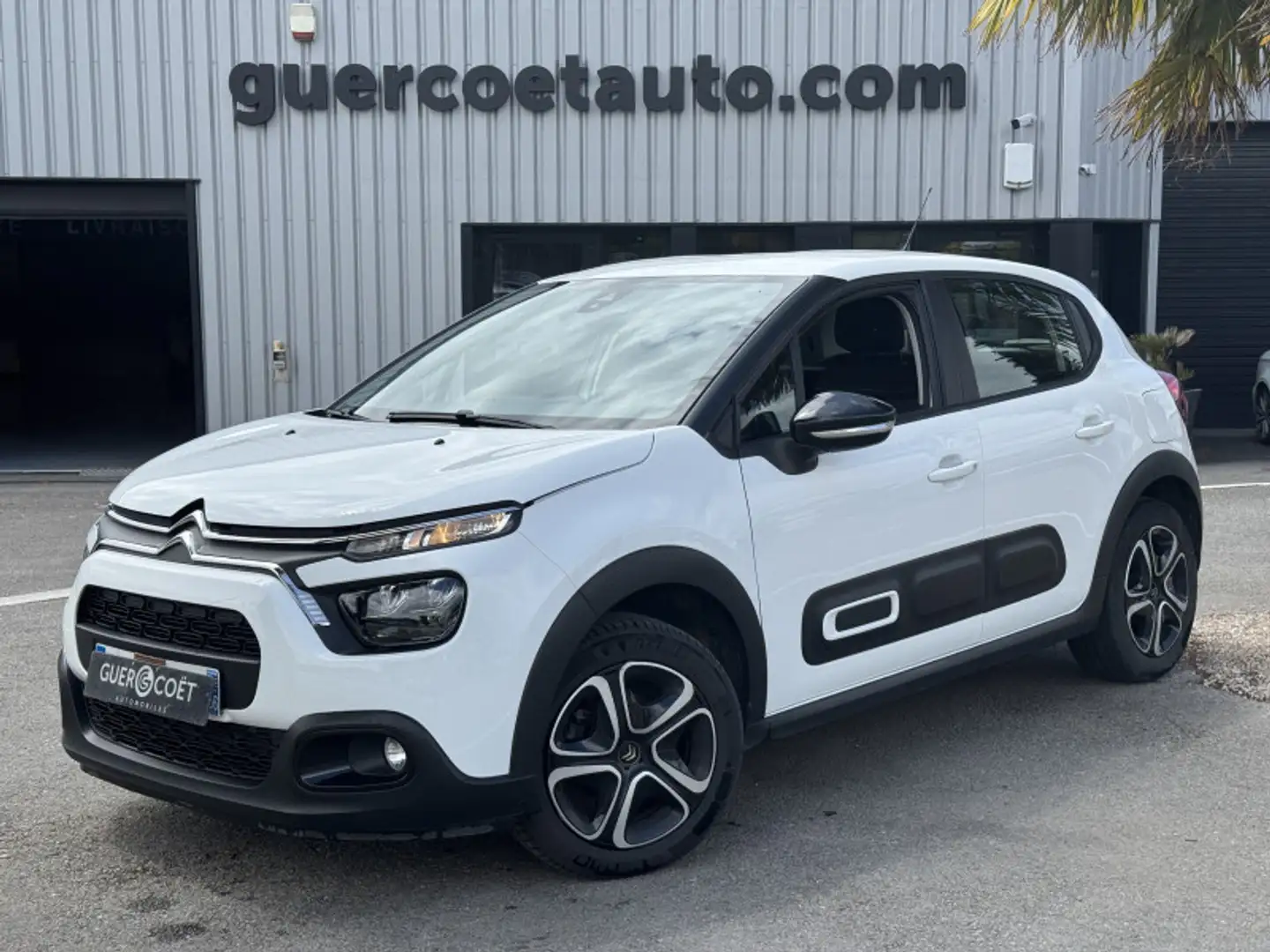 Citroen C3 1.5 BLUEHDI 100CH S\u0026S BVM 6 FEEL Blanc - 1