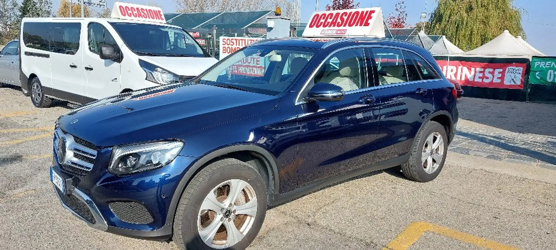 Mercedes-Benz GLC 350 e 4Matic Business UNIPROPRIETARIO pochissimi Km Blu/Azzurro - 1