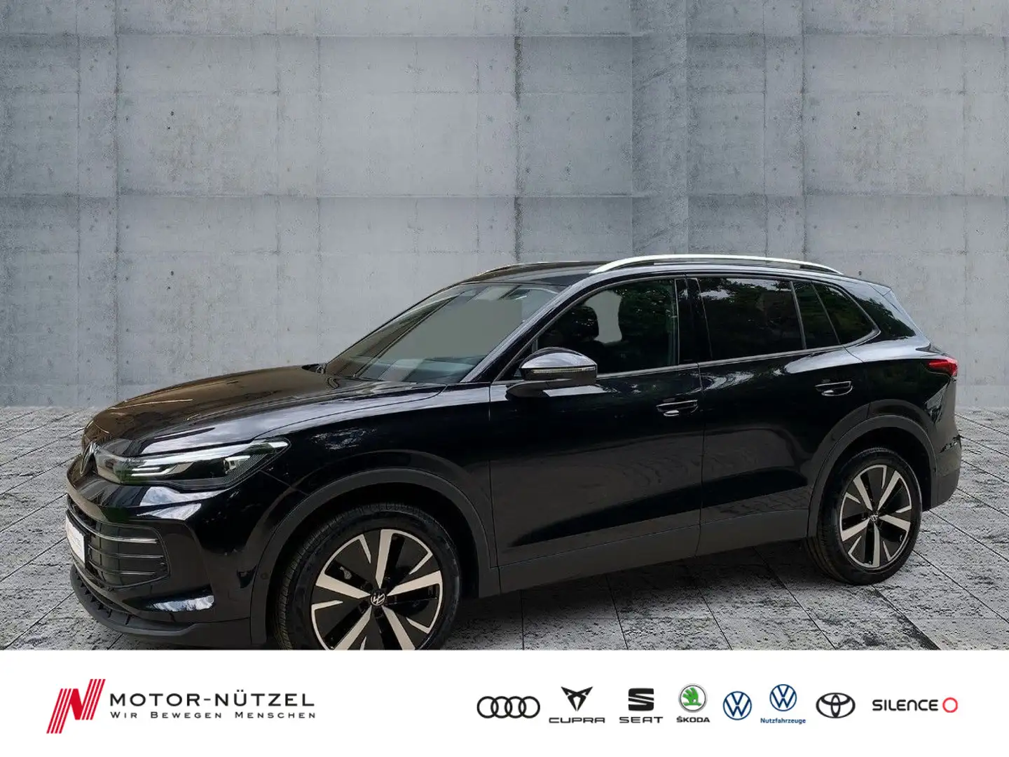 Volkswagen Tiguan 2.0 TDI DSG GOAL LED+NAV+ACC+360°+AHK+19" Schwarz - 1
