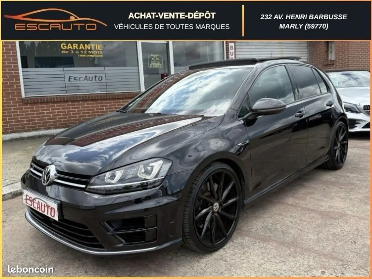 Volkswagen Golf VW R 2,0 TFSi 300CV T.O 5 PORTES Schwarz - 1