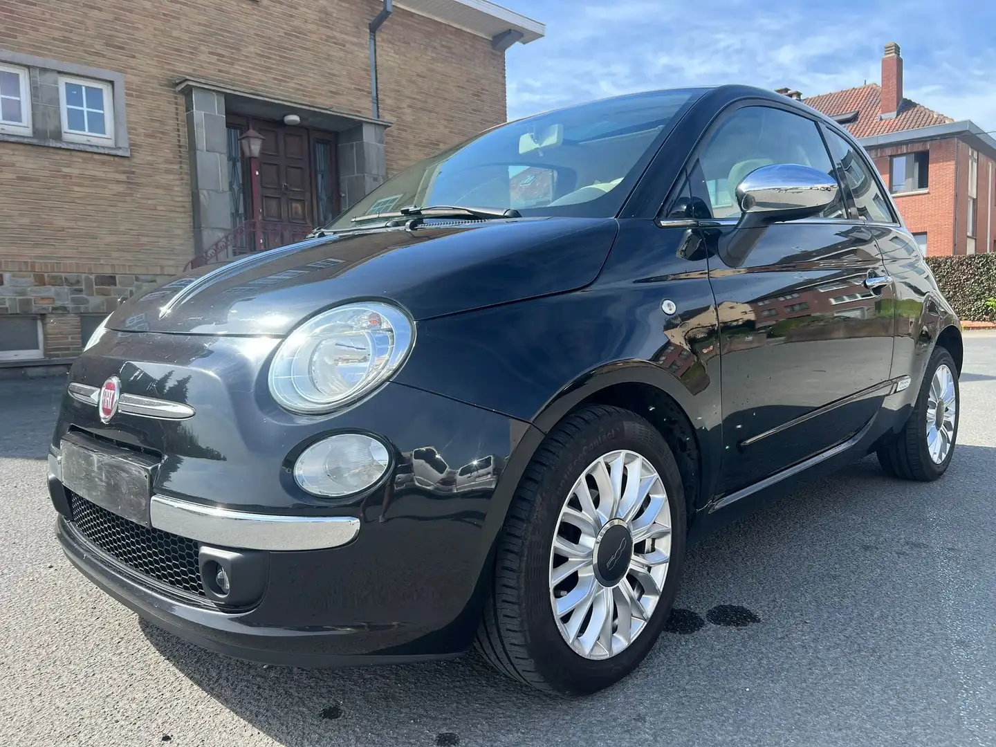 Fiat 500 500 1.2i Lounge Zwart - 1