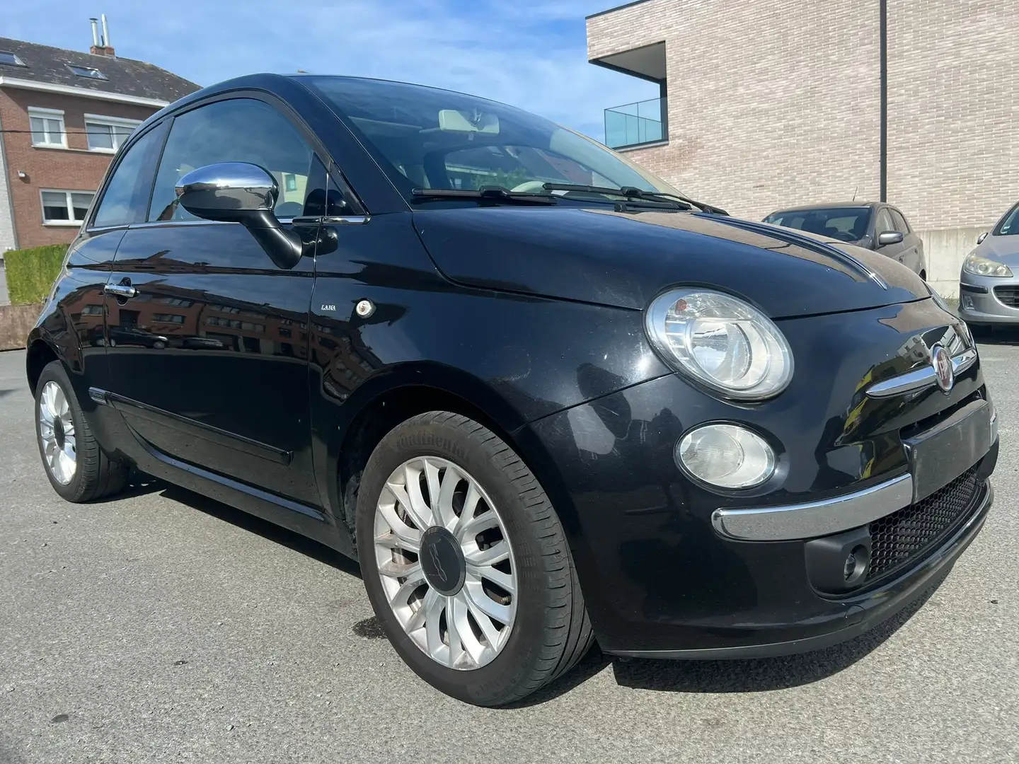 Fiat 500 500 1.2i Lounge Zwart - 2