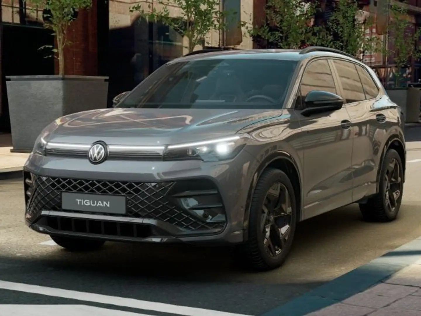 Volkswagen Tiguan R-Line 2,0l TSI DSG WKR BLK ParkAssistPro Gris - 2