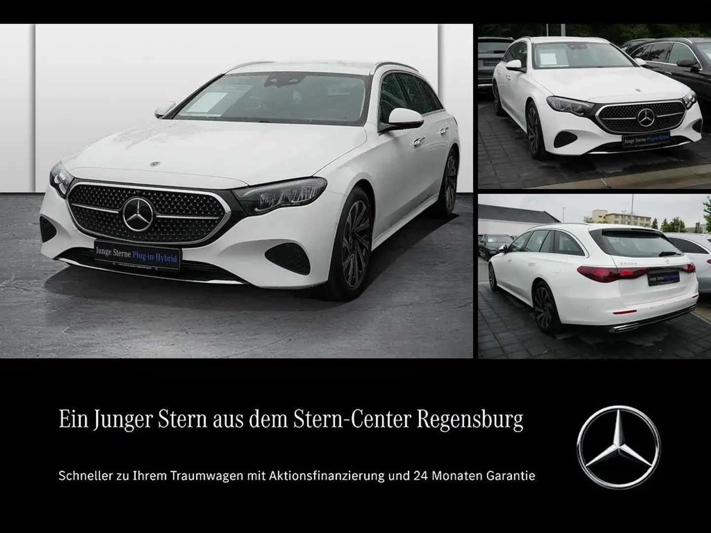 Mercedes-Benz E 300 e T AVANTGARDE+AHK+DIST.+KEYLESS-GO+KAMERA Weiß - 1