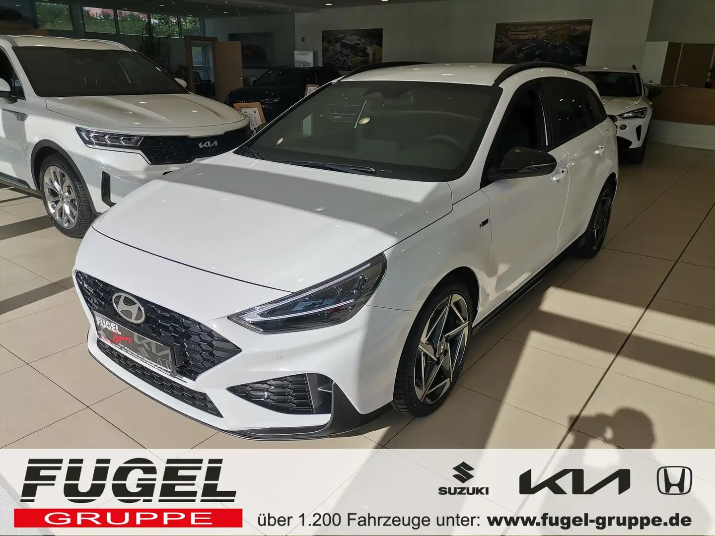 Hyundai i30 Kombi 1.5 T-GDI mHEV N-Line MJ25 LED|Navi|SHZ Blanco - 1