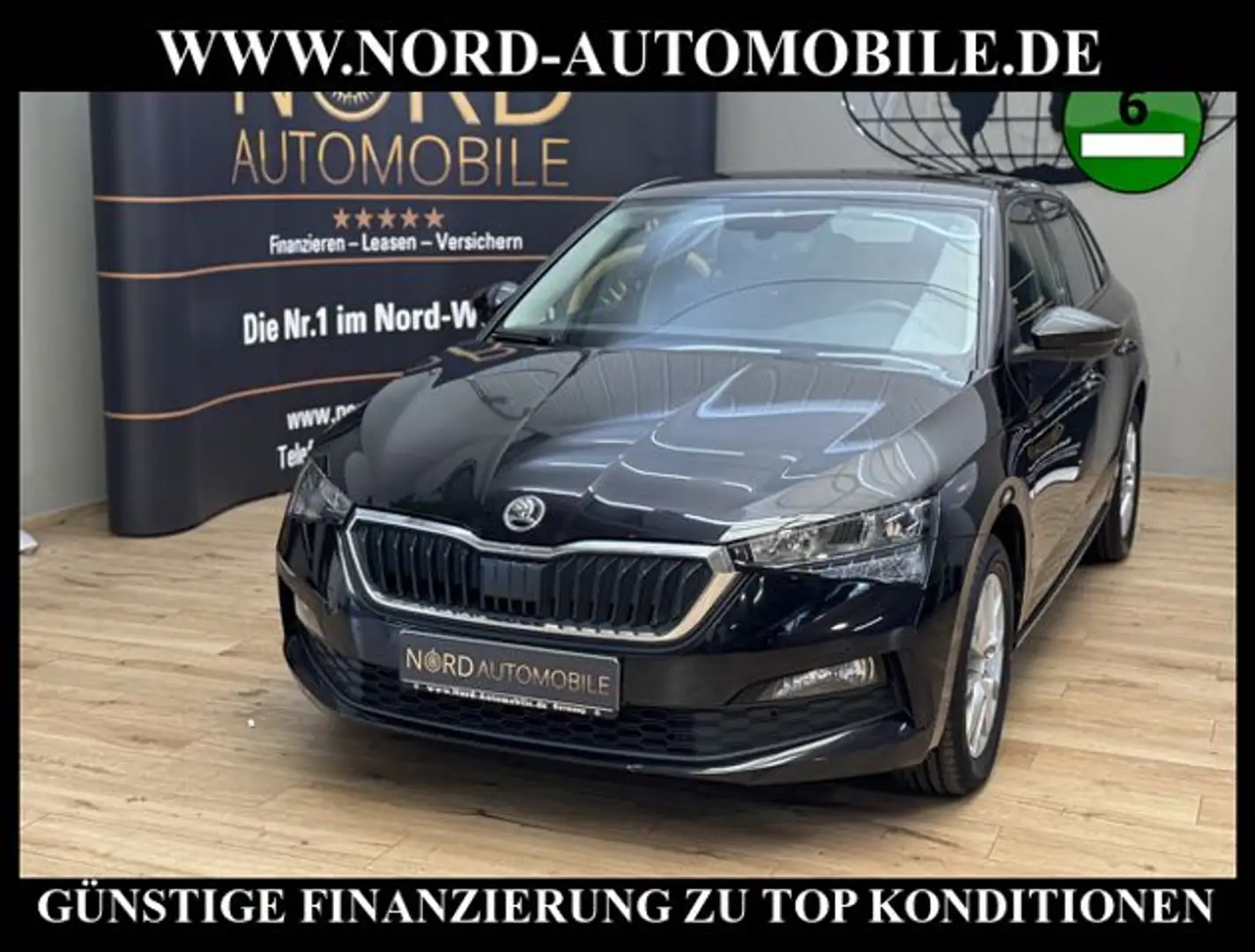 Skoda Scala 1.0 TSI Ambition DSG*VIRT*LED*SHZ*NAV*16Z Schwarz - 1