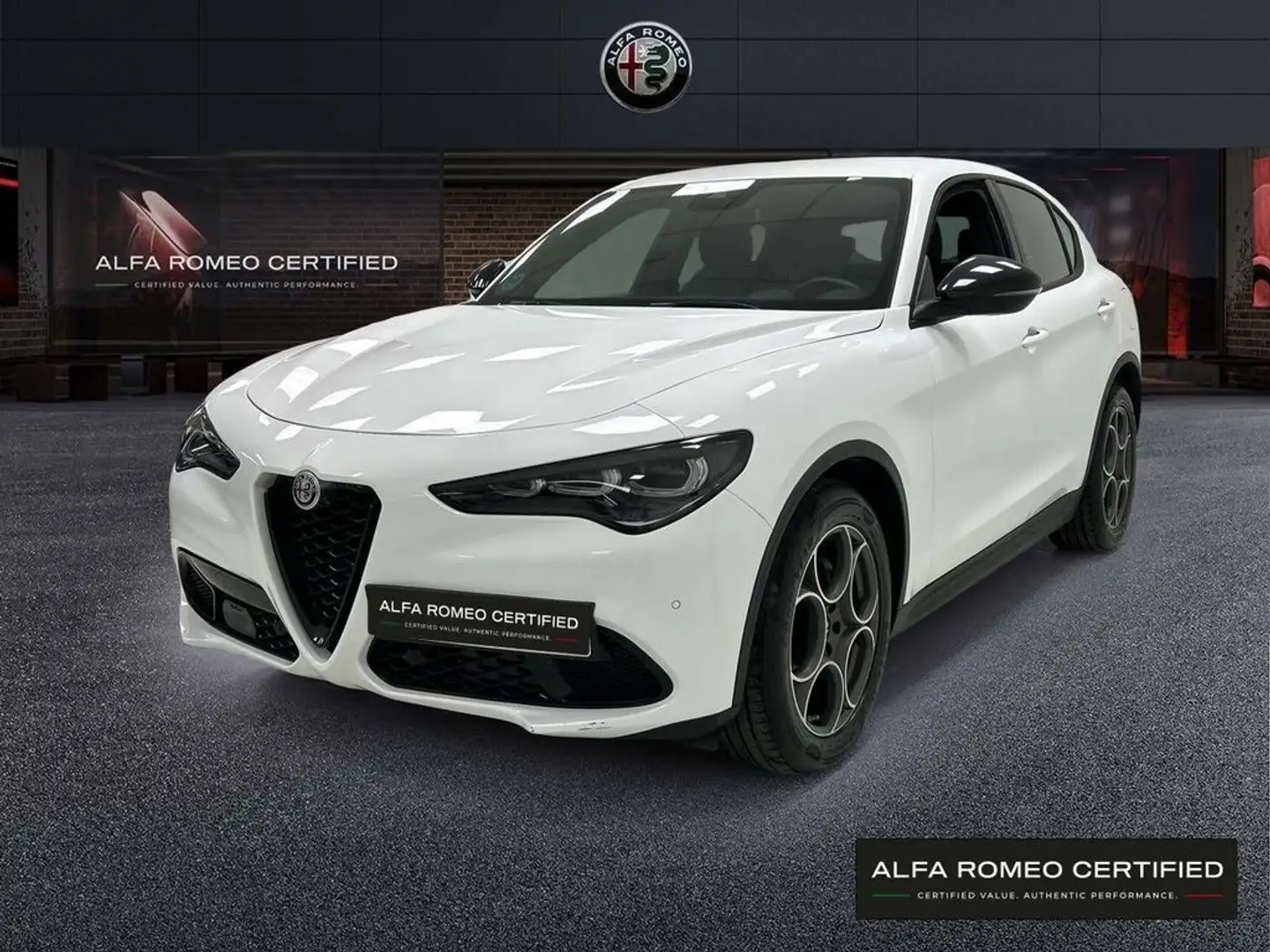 Alfa Romeo Stelvio 2.2 Diesel 118kW (160CV) RWD Sprint Weiß - 1
