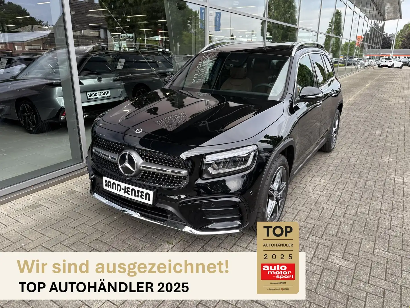 Mercedes-Benz GLB 200 AMG Line Advanced Plus 7-Sitz AHK Pano Schwarz - 1