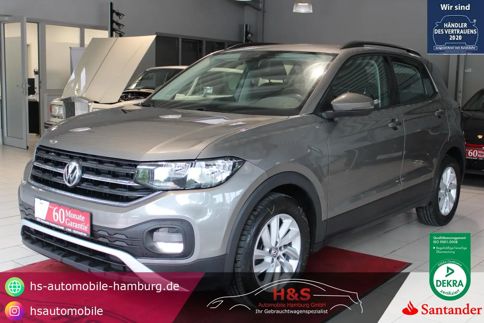 Volkswagen T-Cross 1.0 TSI Sitzheizung*1.Hand Šedá - 1