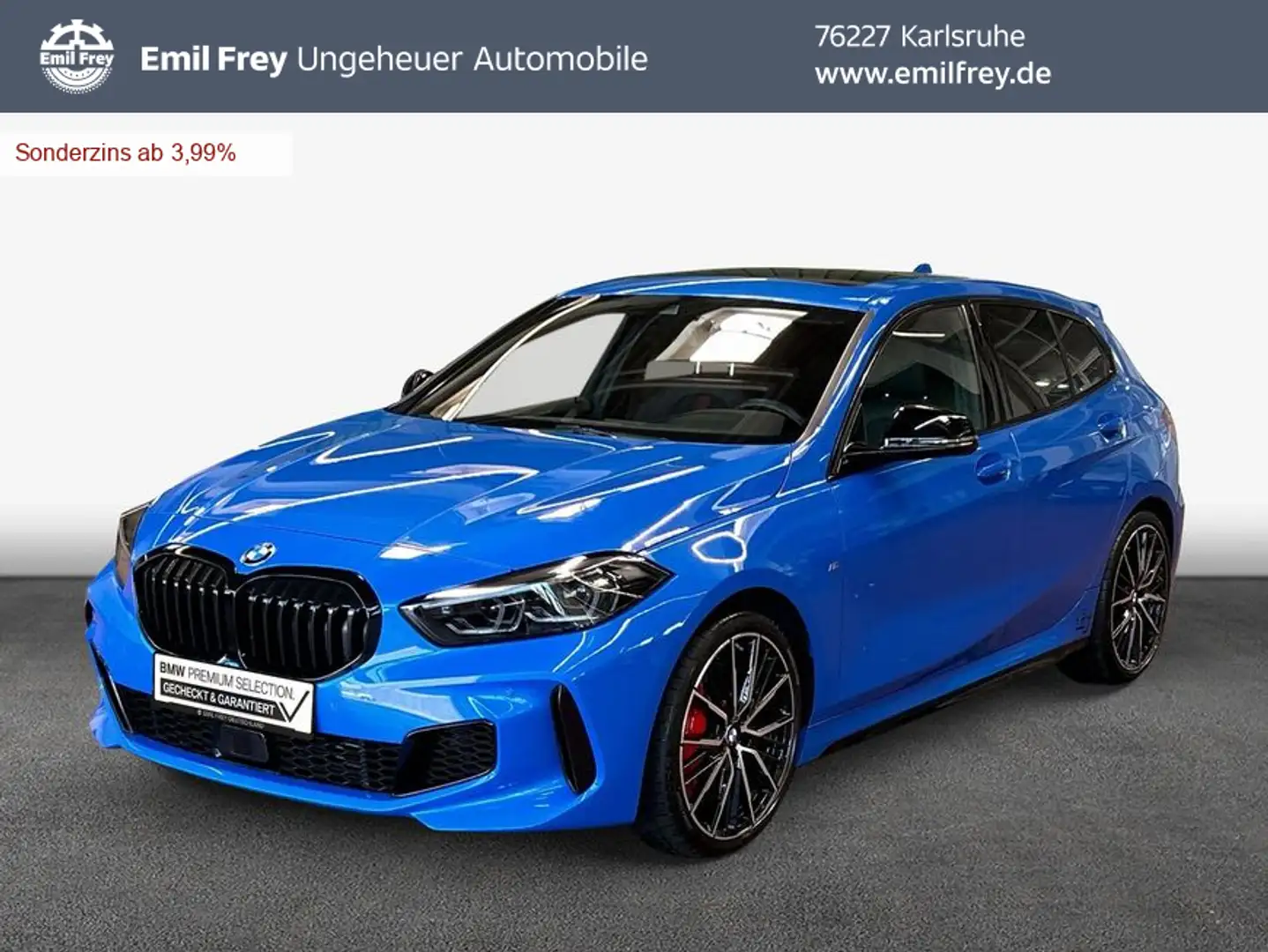 BMW 128 ti Aut. Blau - 1