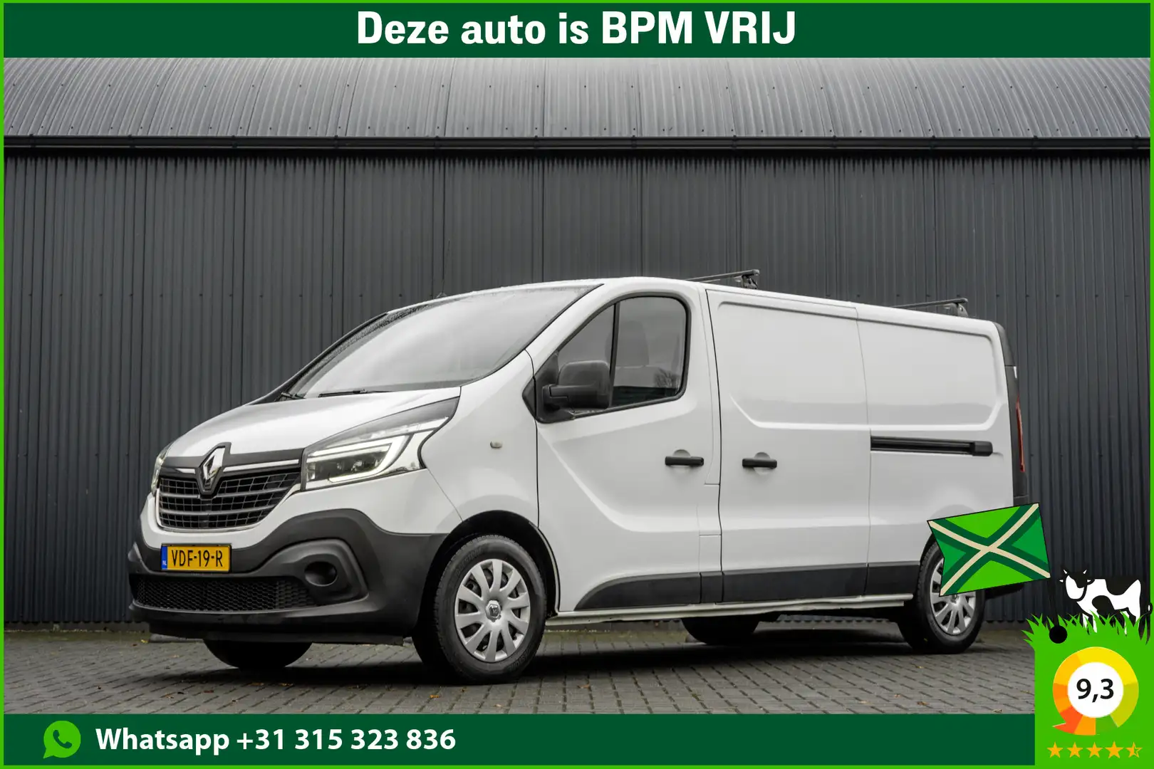 Renault Trafic 2.0 dCi L2H1 146 PK Automaat Schuifdeur L+R | Euro Weiß - 1