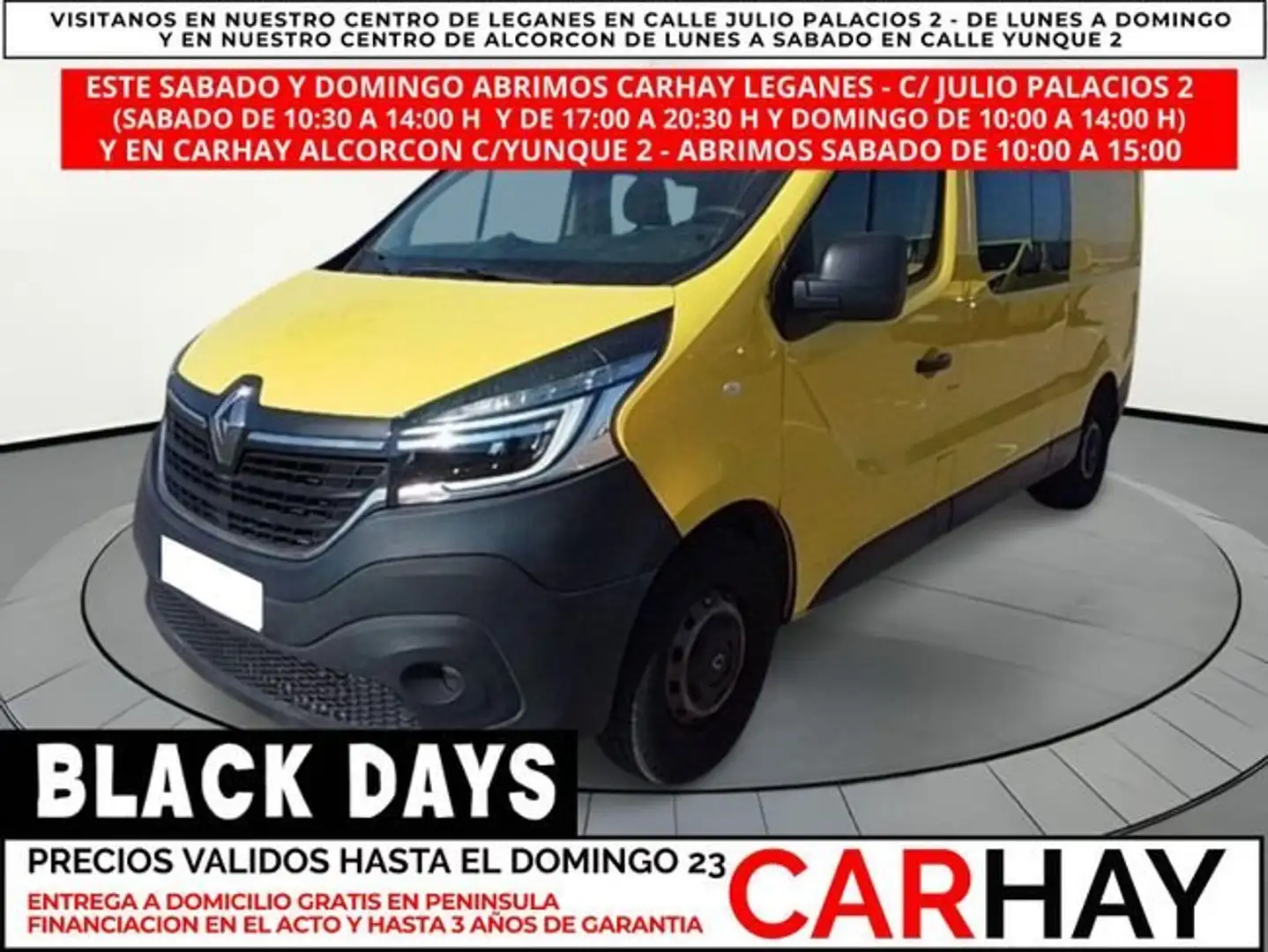 Renault Trafic Mixto 6 PLAZAS Largo Energy Blue dCi Geel - 1
