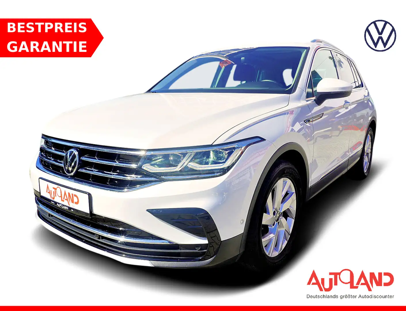 Volkswagen Tiguan 1.5 TSI Elegance LED Navi ACC Kamera PDC Blanco - 1
