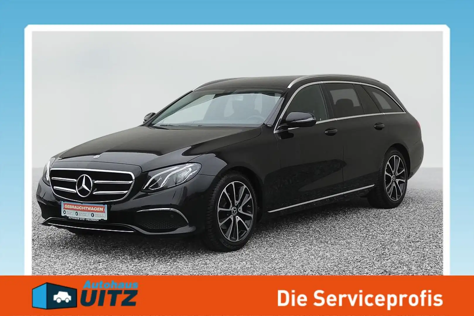 Mercedes-Benz E 220 d T-Modell +LED+Burmester+RFK+Ambiente Schwarz - 1