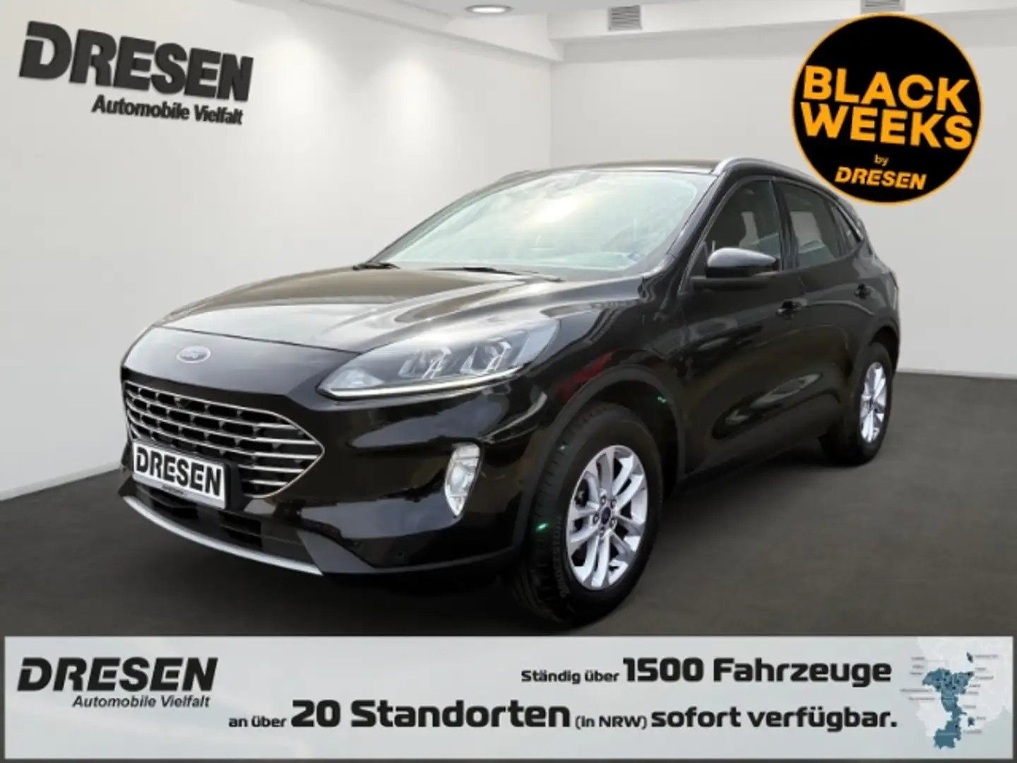 Ford Kuga PHEV 2.5 Duratec Titanium Sitzheizung+Rückfahrkame Noir - 1