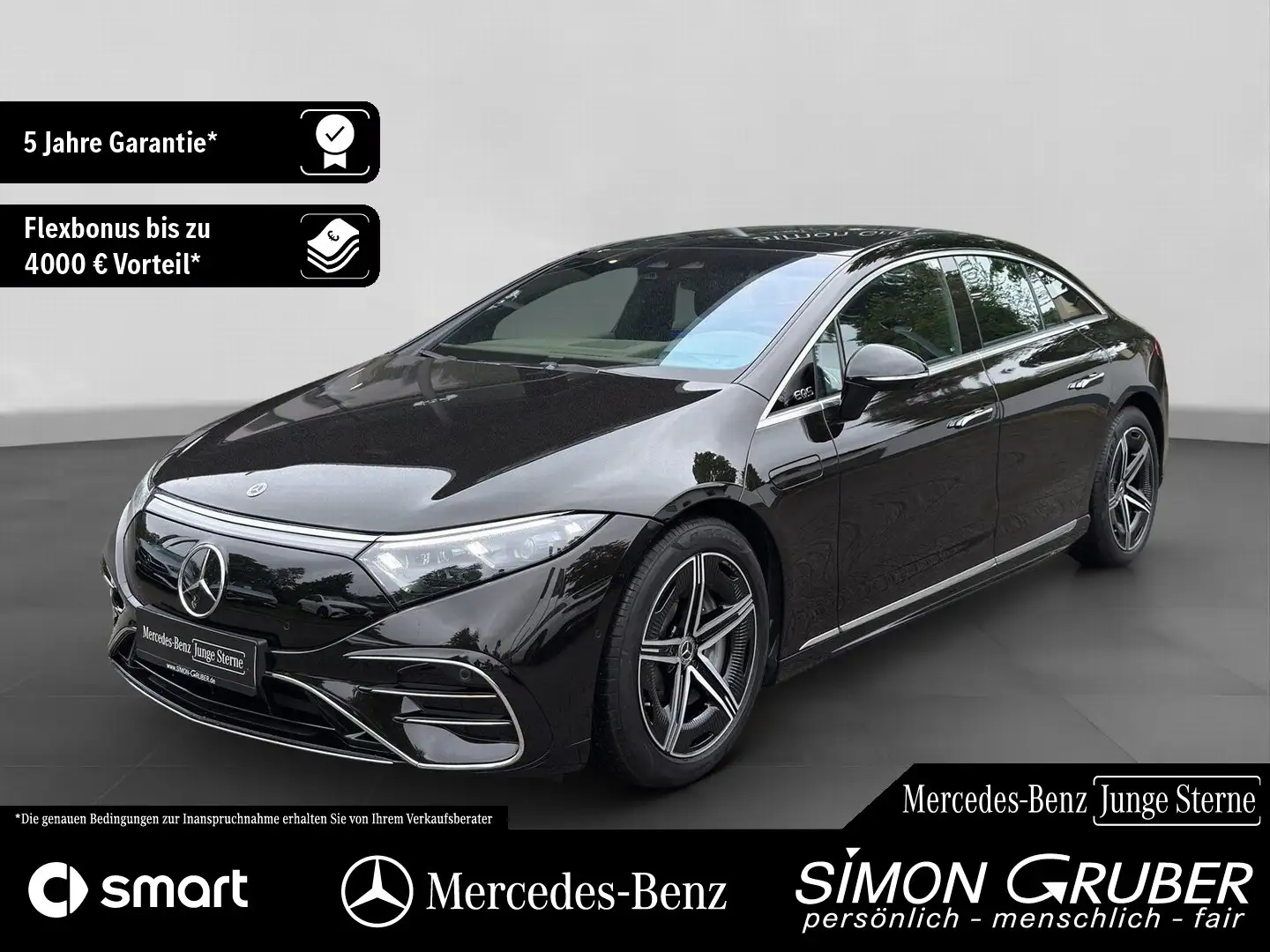 Mercedes-Benz EQS 450+ AMG Premium+ Massage HUD HAL Hyper Siyah - 1