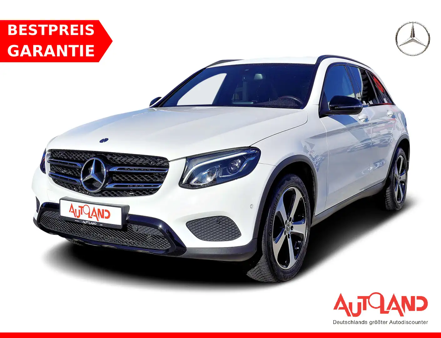 Mercedes-Benz GLC 250 Exclusive 4Matic LED Navi Kamera Tempomat Weiß - 1