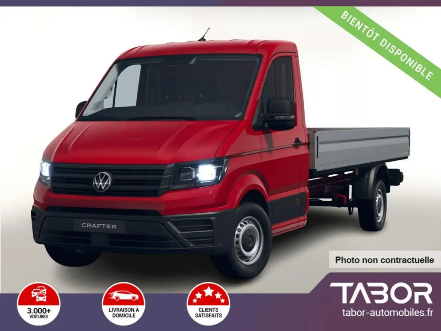 Volkswagen Crafter Pritsche 35 2.0 TDI 140 AT8 Rouge - 1