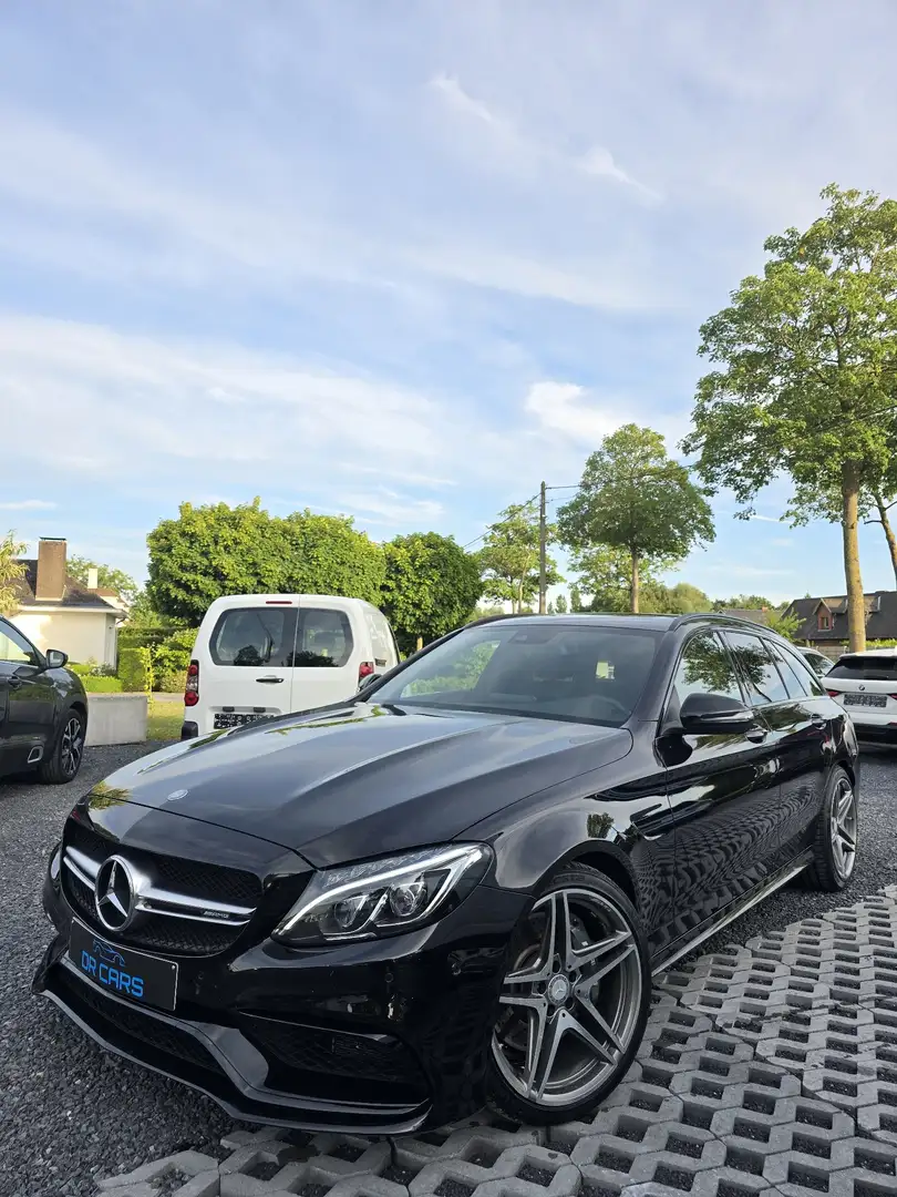 Mercedes-Benz C 63 AMG 476PK/4.0 BI-TURBO-EURO6-BURMESTER AUDIO Noir - 1