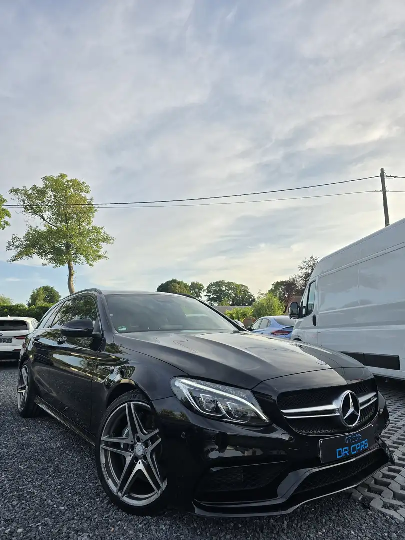 Mercedes-Benz C 63 AMG 476PK/4.0 BI-TURBO-EURO6-BURMESTER AUDIO Noir - 2