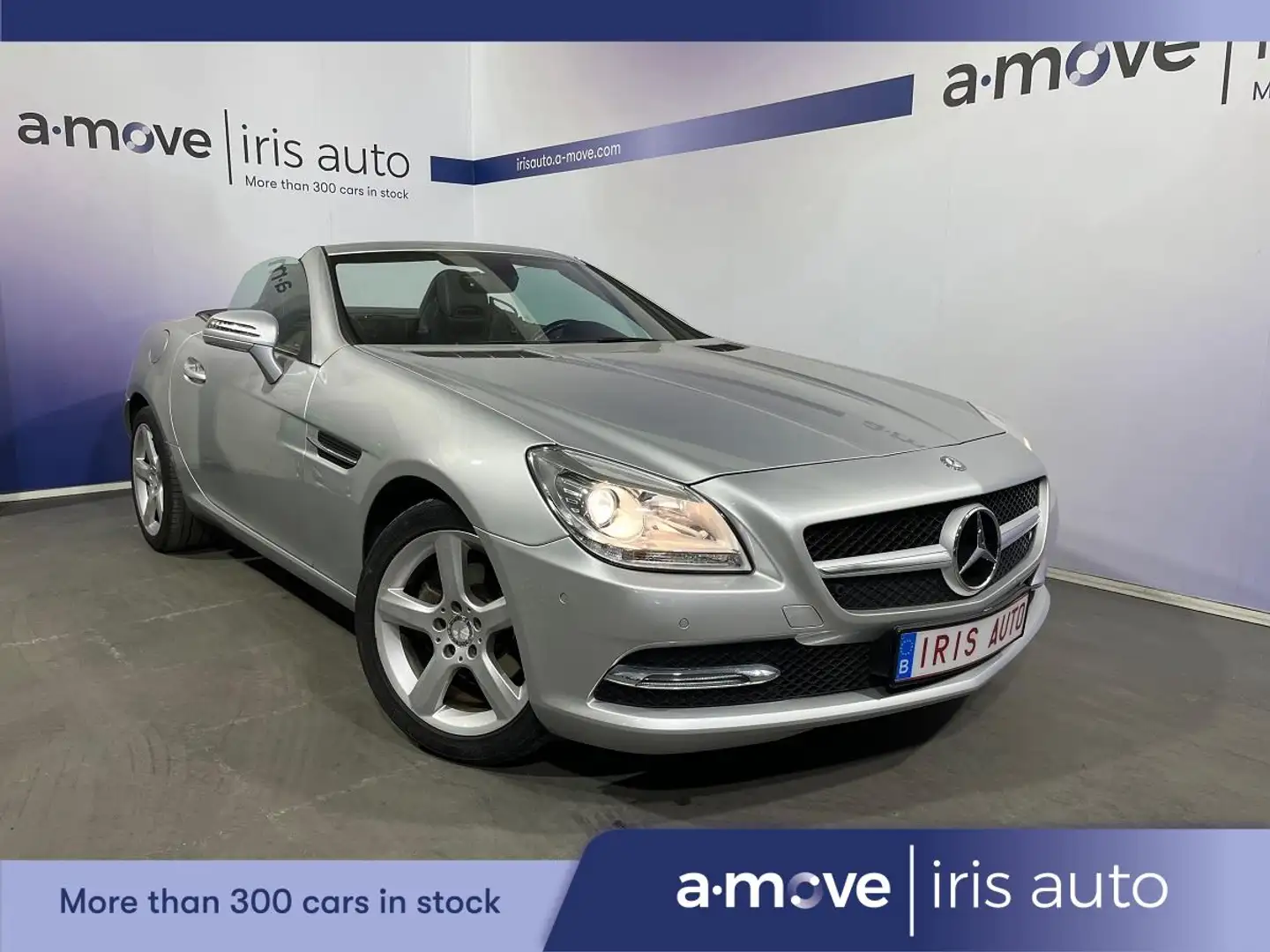 Mercedes-Benz SLK 200 1.8I AUTO | CUIR | AIRSCARF | CRUISE | NAVI Grijs - 1