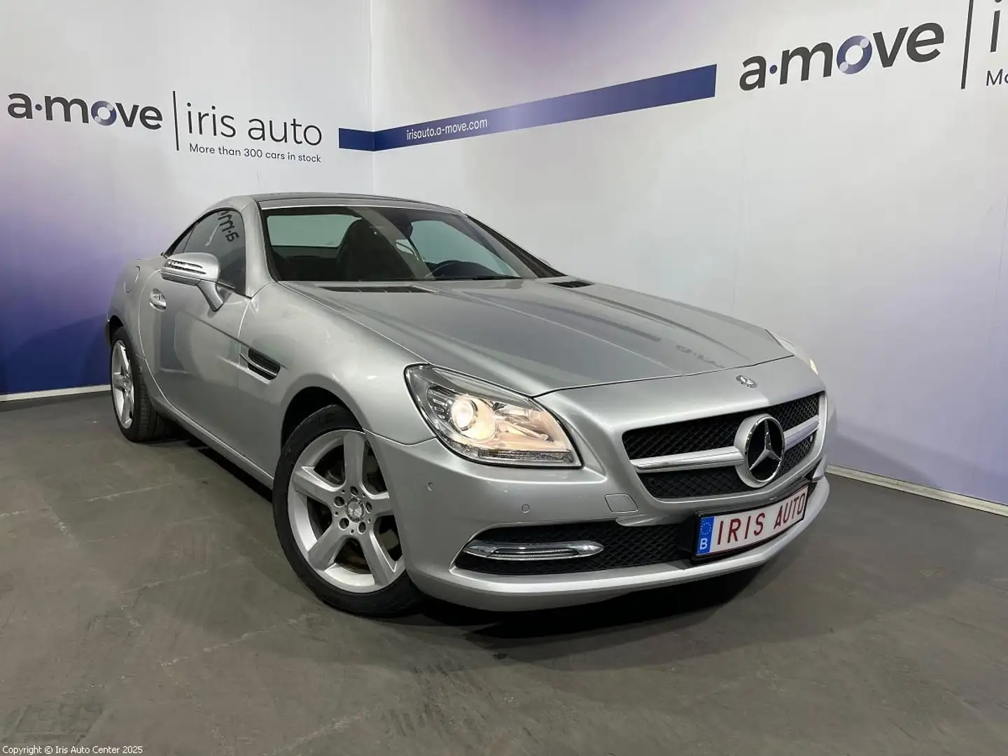 Mercedes-Benz SLK 200 1.8I AUTO | CUIR | AIRSCARF | CRUISE | NAVI Grijs - 2