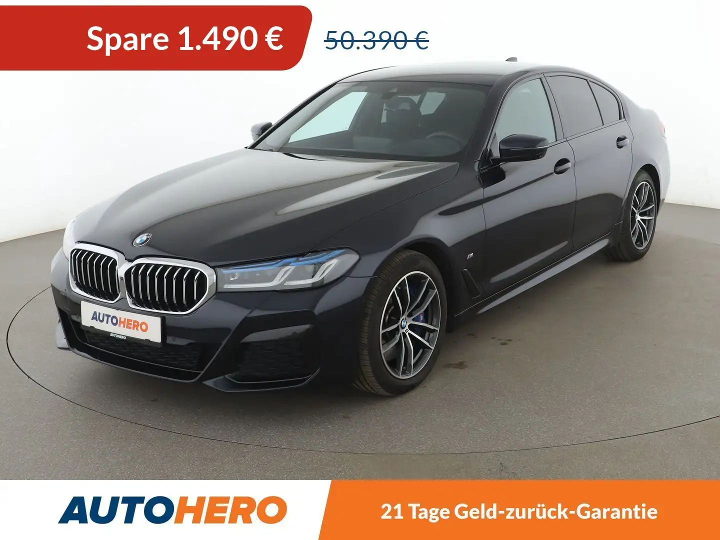 BMW 540 540d xDrive M Sport Aut.*NAVI*LASER*TEMPO* Noir - 1