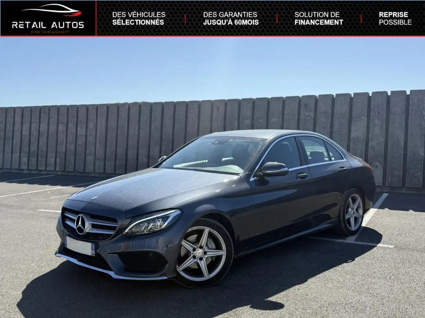 Mercedes-Benz C 220 220 BlueTEC Sportline 7G-Tronic Plus Gris - 1